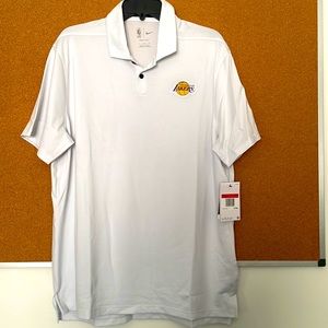 Los Ángeles Lakers mens collar white shirt